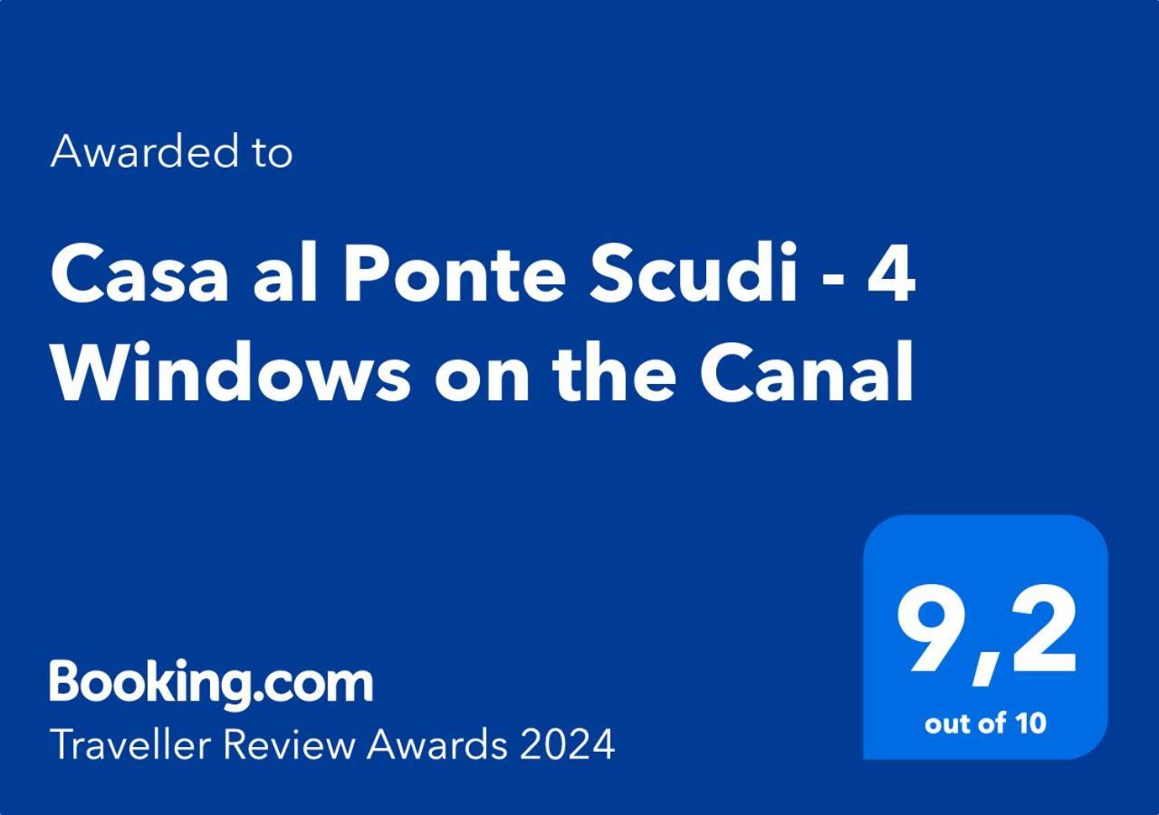 Casa Al Ponte Scudi - 4 Windows On The Canal Βενετία Εξωτερικό φωτογραφία